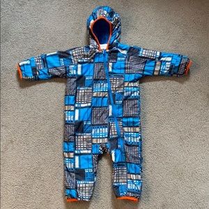 Patagonia baby snowsuit
